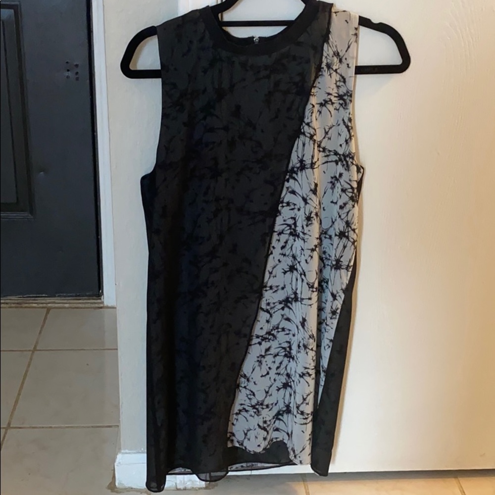 Black patterned dress